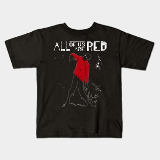 Funny Sci-fi Nerd Scary Trekkie Red Shirt Zombie Kids T-Shirt